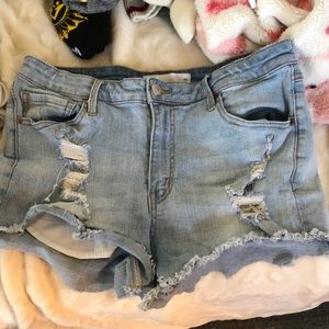 ripped shorts